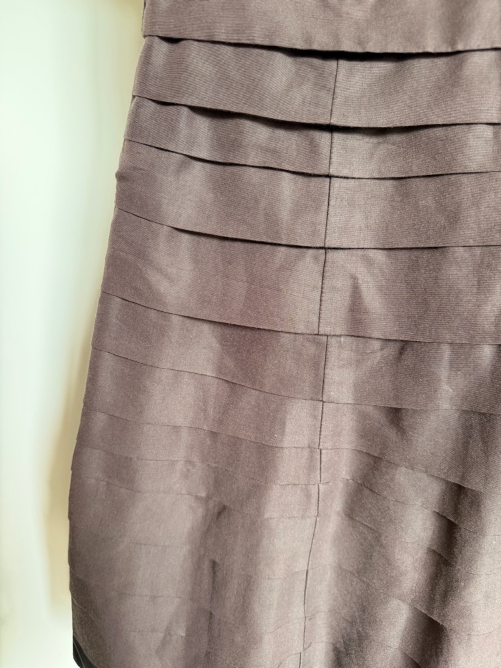 Marc by Marc Jacobs Short-Sleeve Pleated Mini Dress in Brown - Picture 4 of 6